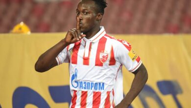 Osman Bukari Plays Full Throttle For Club As Red Star Belgrade lost to RB Leipzig