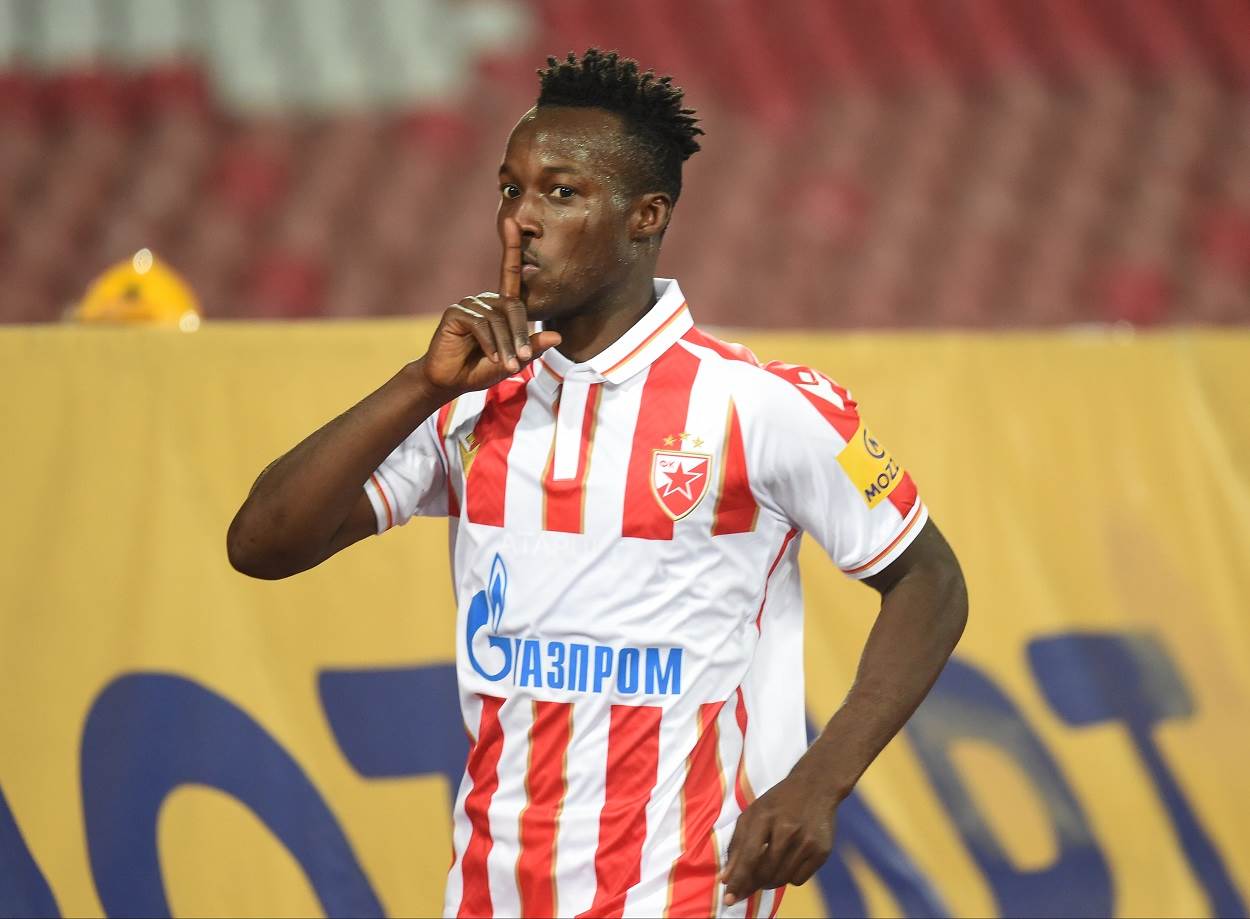 Osman Bukari Plays Full Throttle For Club As Red Star Belgrade lost to RB Leipzig